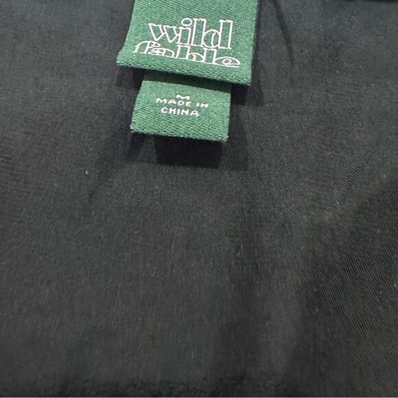 Wild Fable Satin Cropped Long Sleeve Top - Picture 3 of 4